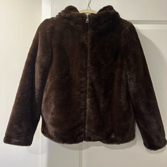 VERO MODA, Sui Hooded Faux Fur Jacket - Picture 12 of 14